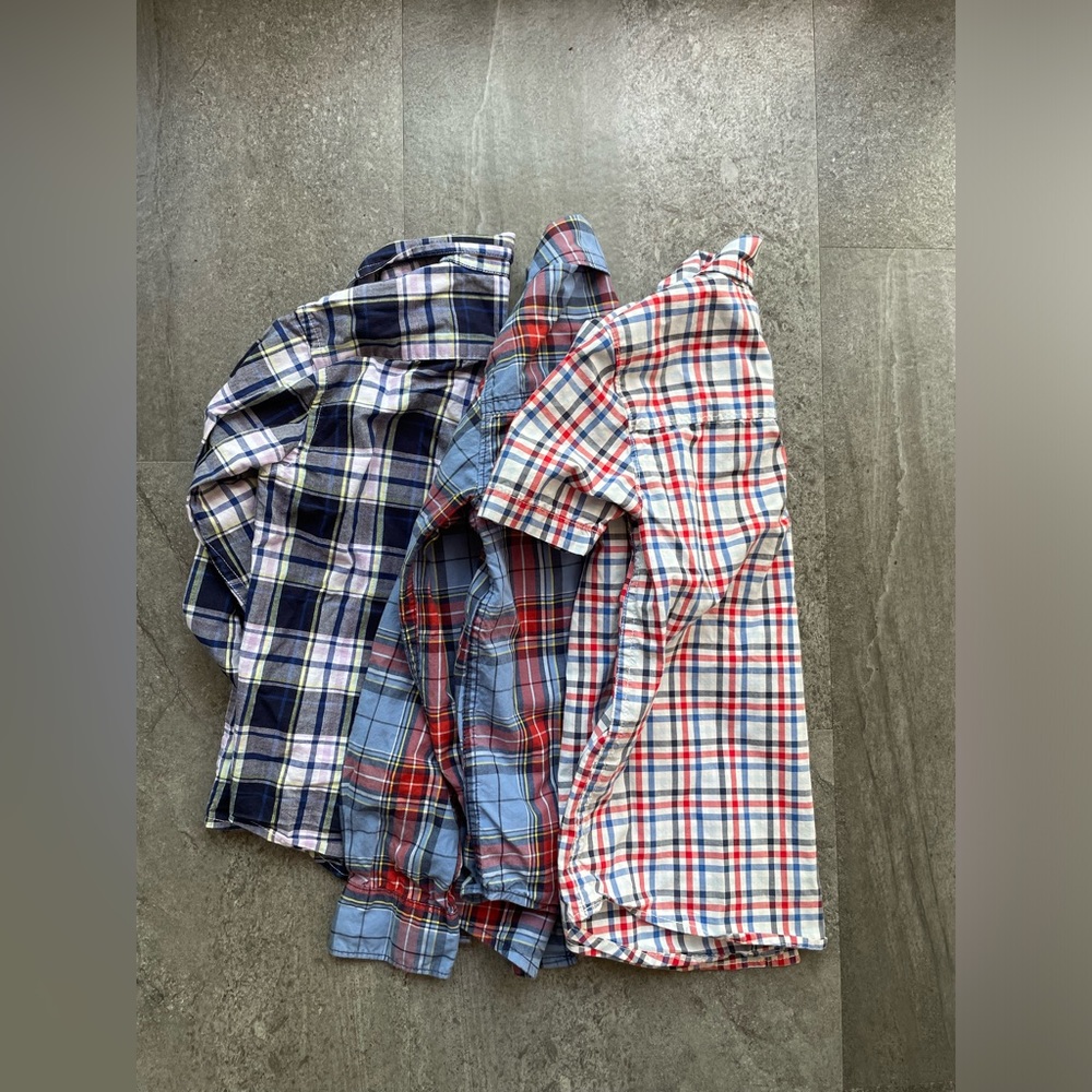 Janie and Jack and Carters Boys Button Down Shirts Size 5
